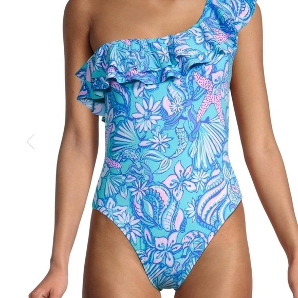 Lilly Pulitzer
Caelum Ruffle One-Piece Swimsuit Size 0 NWT - Picture 1 of 13